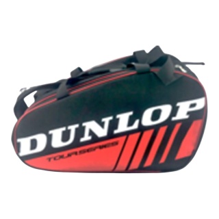 Dunlop Racket Bag Paletero Intro (Padel Racket Bag, 1 Main Compartment) black/red 3-pack
